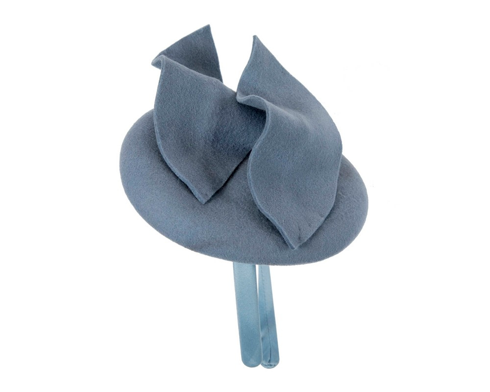 Light blue felt fascinator by Max Alexander - Hats From OZ UK Light blue felt fascinator by Max Alexander - Image 4