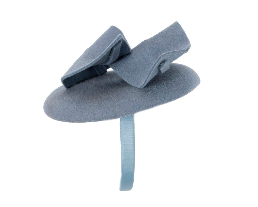 Light blue felt fascinator by Max Alexander - Hats From OZ UK Light blue felt fascinator by Max Alexander - Image 3