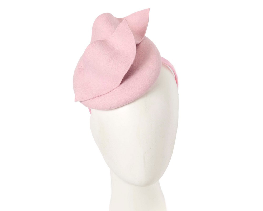 Pink felt fascinator by Max Alexander - Hats From OZ UK | J411PI Pink felt fascinator by Max Alexander - Hats From OZ UK