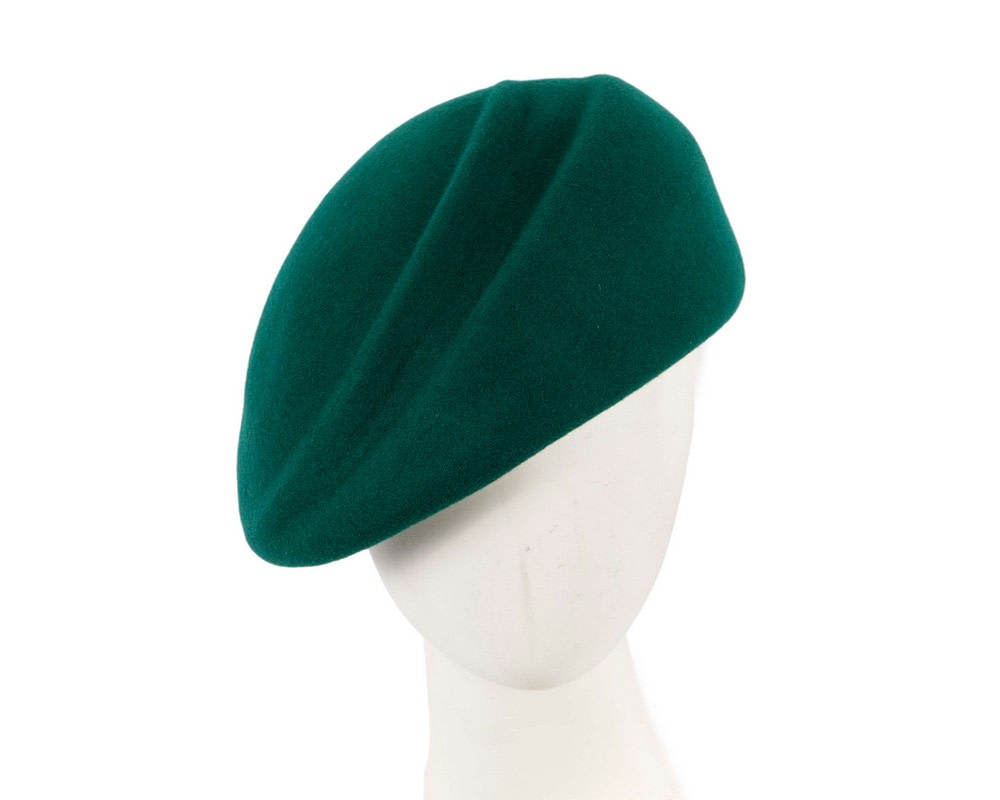 Green winter felt beret by Max Alexander - Hats From OZ UK