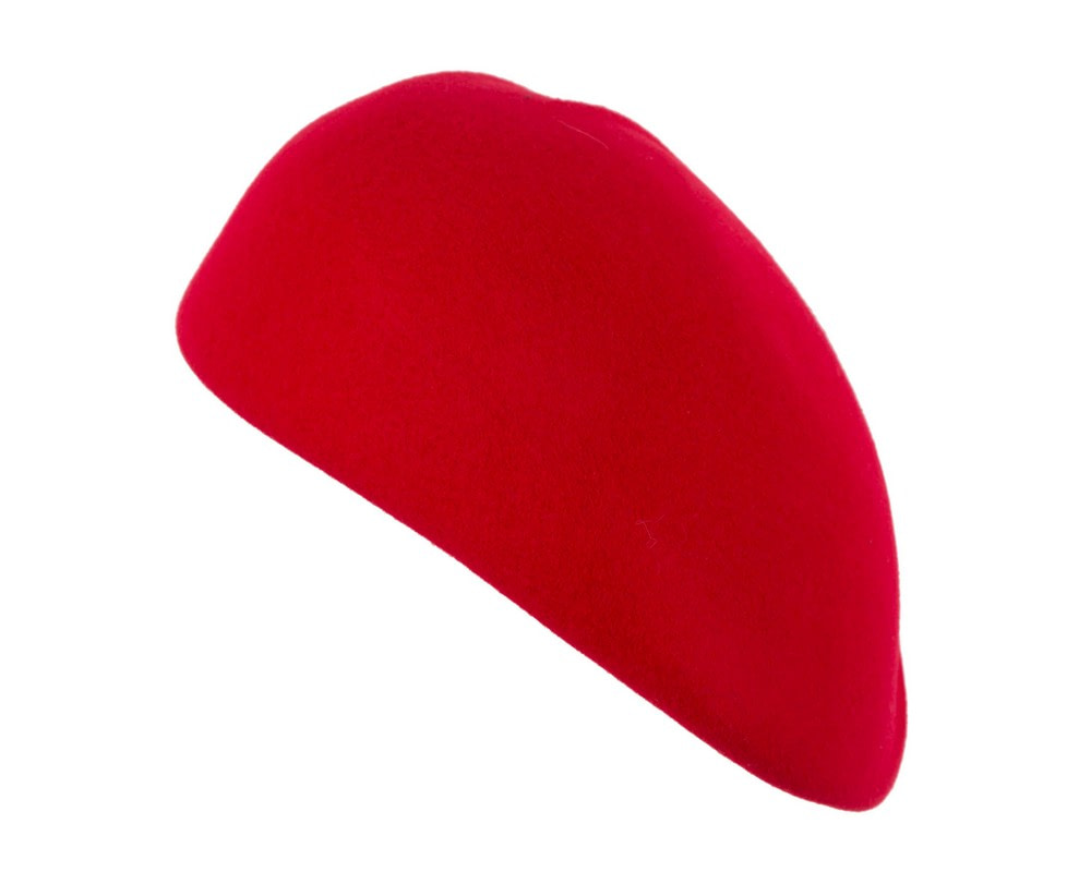 Red winter felt beret by Max Alexander - Hats From OZ UK Red winter felt beret by Max Alexander - Image 6