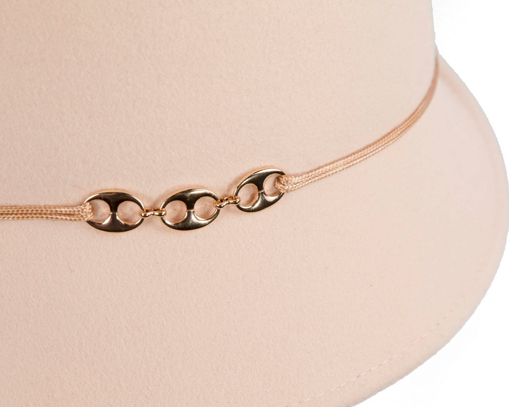 Beige felt trilby hat by Max Alexander J436 - Hats From OZ UK Beige felt trilby hat by Max Alexander J436 - Image 5