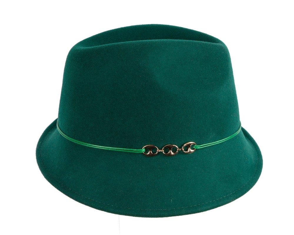 Green felt trilby hat by Max Alexander J436 - Hats From OZ UK Green felt trilby hat by Max Alexander J436 - Image 4
