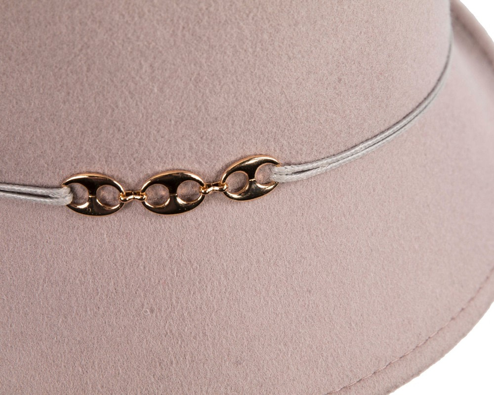 Grey felt trilby hat by Max Alexander J436 - Hats From OZ UK Grey felt trilby hat by Max Alexander J436 - Image 5