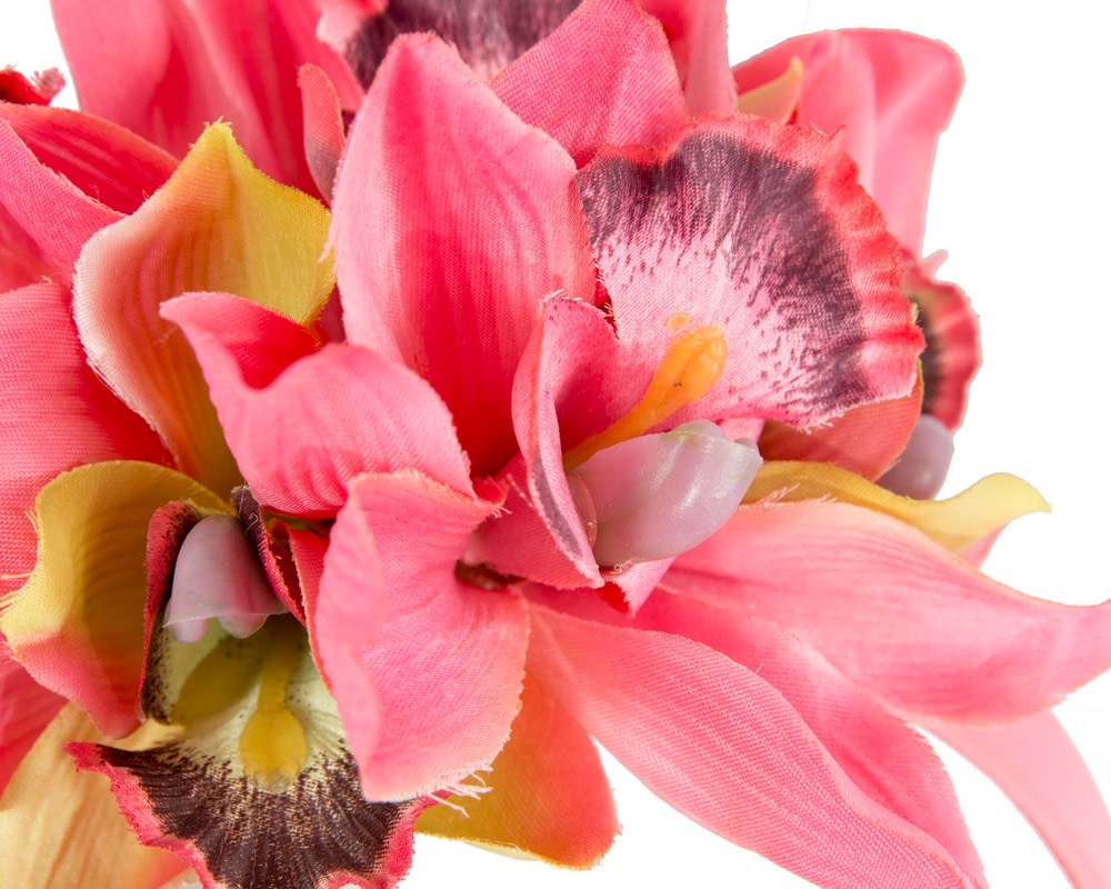 Hand made exclusive coral fascinator headband - Image 3