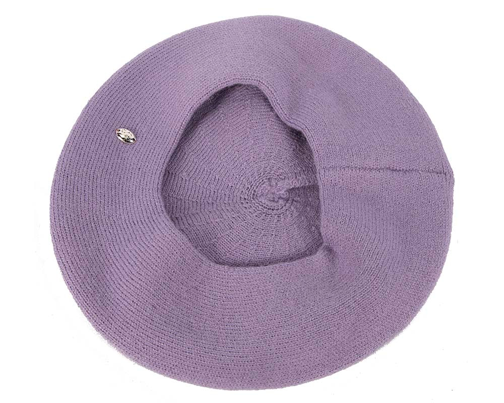 Classic woven purple beret by Max Alexander - Hats From OZ UK Classic woven purple beret by Max Alexander - Image 2