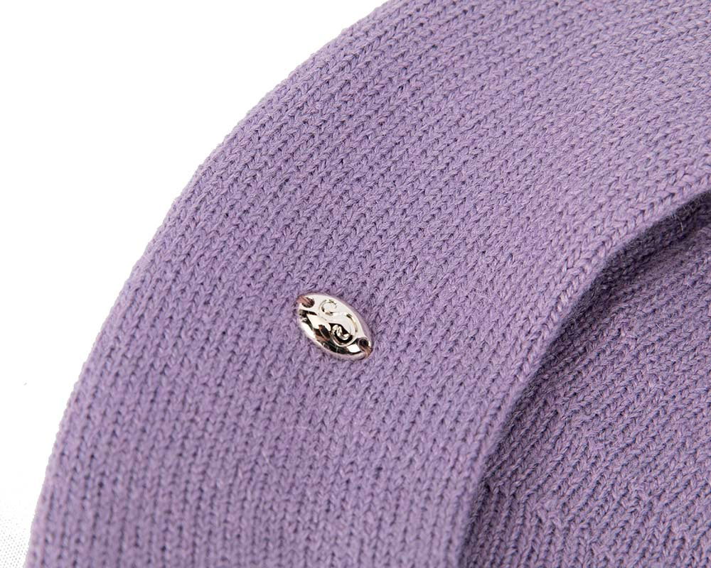 Classic woven purple beret by Max Alexander - Hats From OZ UK Classic woven purple beret by Max Alexander - Image 3