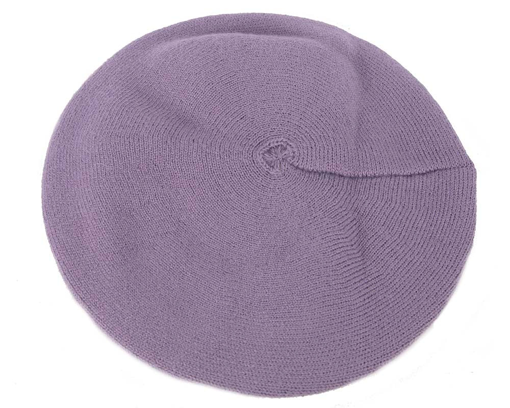 Classic woven purple beret by Max Alexander - Hats From OZ UK Classic woven purple beret by Max Alexander - Image 4