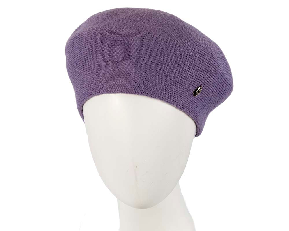 Classic woven purple beret by Max Alexander - Hats From OZ UK