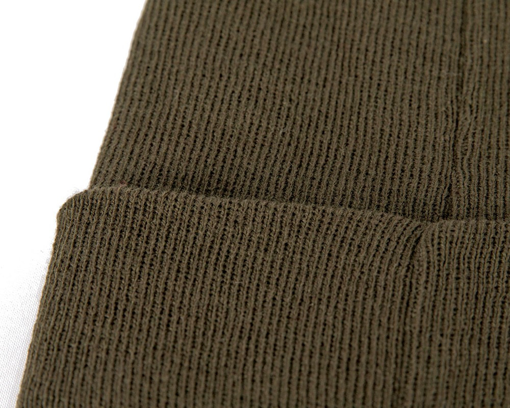 Warm European made khaki beanie - Hats From OZ UK Warm European made khaki beanie - Image 3