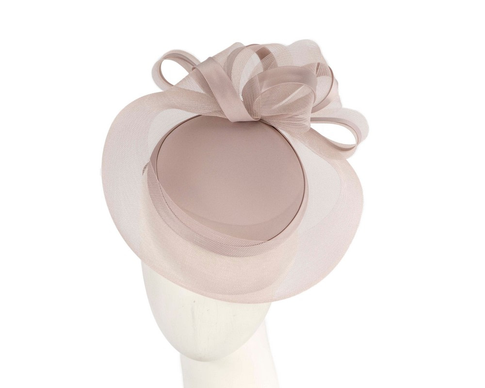 Tea rose custom made cocktail pillbox - Hats From OZ UK