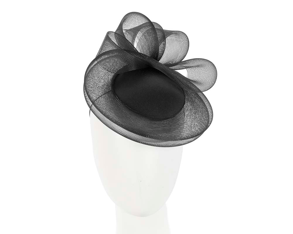 Black Custom Made Cocktail Hat - Hats From OZ UK