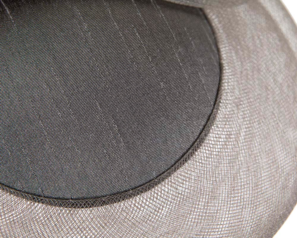 Charcoal Custom Made Cocktail Hat - Hats From OZ UK Charcoal Custom Made Cocktail Hat - Image 7