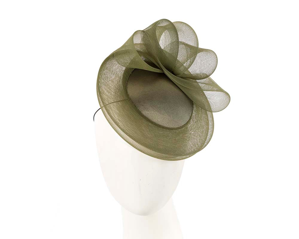 Khaki Custom Made Cocktail Hat - Hats From OZ UK Khaki Custom Made Cocktail Hat