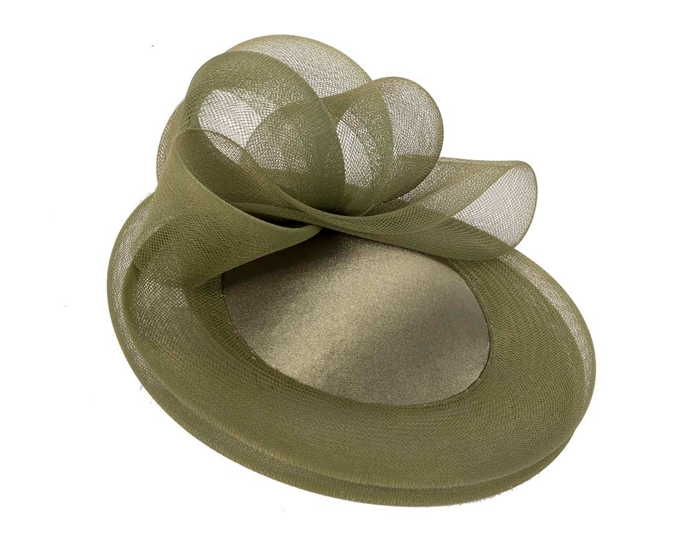 Khaki Custom Made Cocktail Hat - Hats From OZ UK Khaki Custom Made Cocktail Hat - Image 3