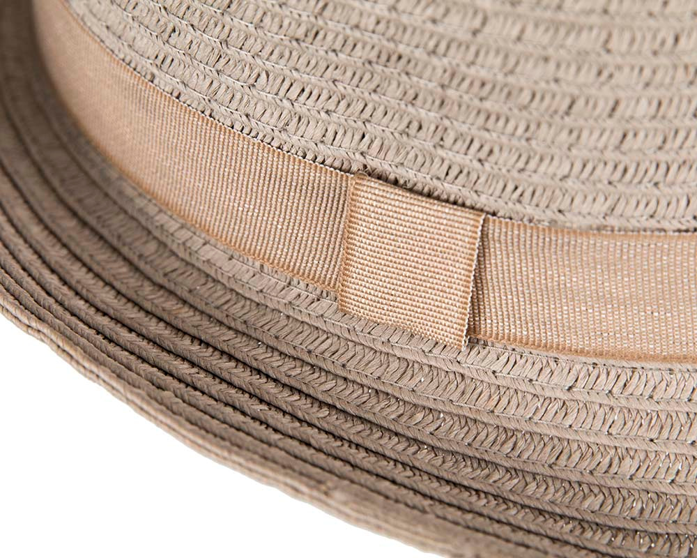 Grey Short Brim Fedora Hat - Hats From OZ UK Grey Short Brim Fedora Hat - Image 5