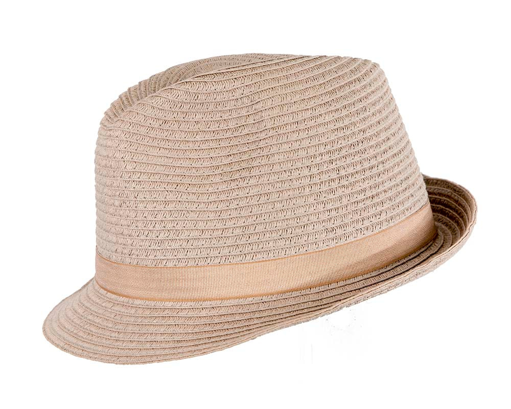 Grey Short Brim Fedora Hat - Hats From OZ UK Grey Short Brim Fedora Hat - Image 2