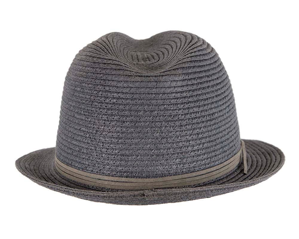 Navy Short Brim Fedora Hat - Hats From OZ UK Navy Short Brim Fedora Hat - Image 6