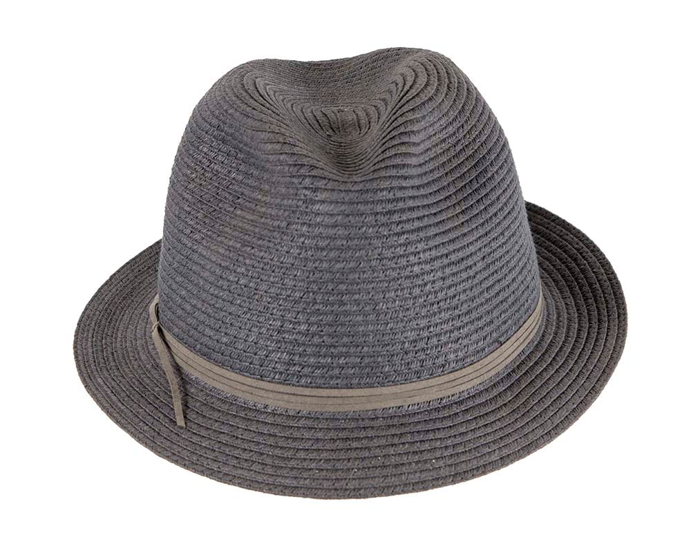 Navy Short Brim Fedora Hat - Hats From OZ UK Navy Short Brim Fedora Hat - Image 4