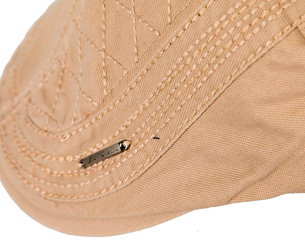 Beige flat cap by Max Alexander - Hats From OZ UK Beige flat cap by Max Alexander - Image 3