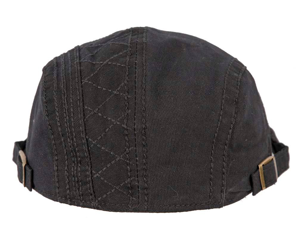 Black flat cap by Max Alexander - Hats From OZ UK Black flat cap by Max Alexander - Image 4