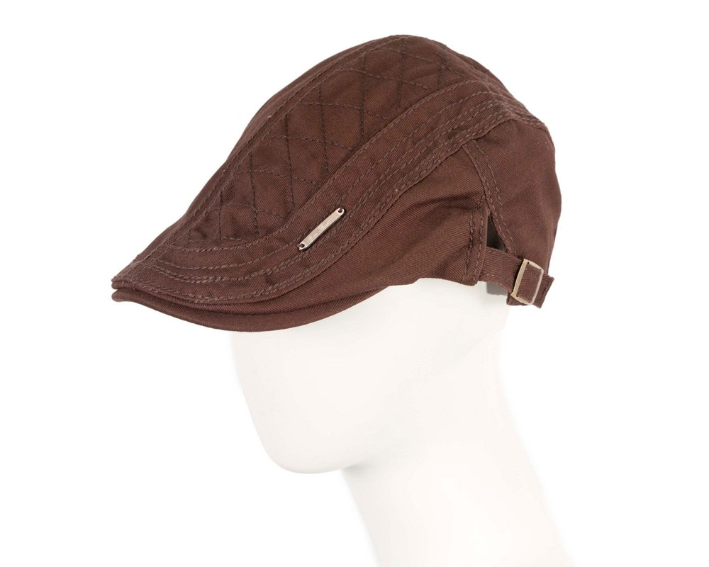 Brown flat cap by Max Alexander - Hats From OZ UK