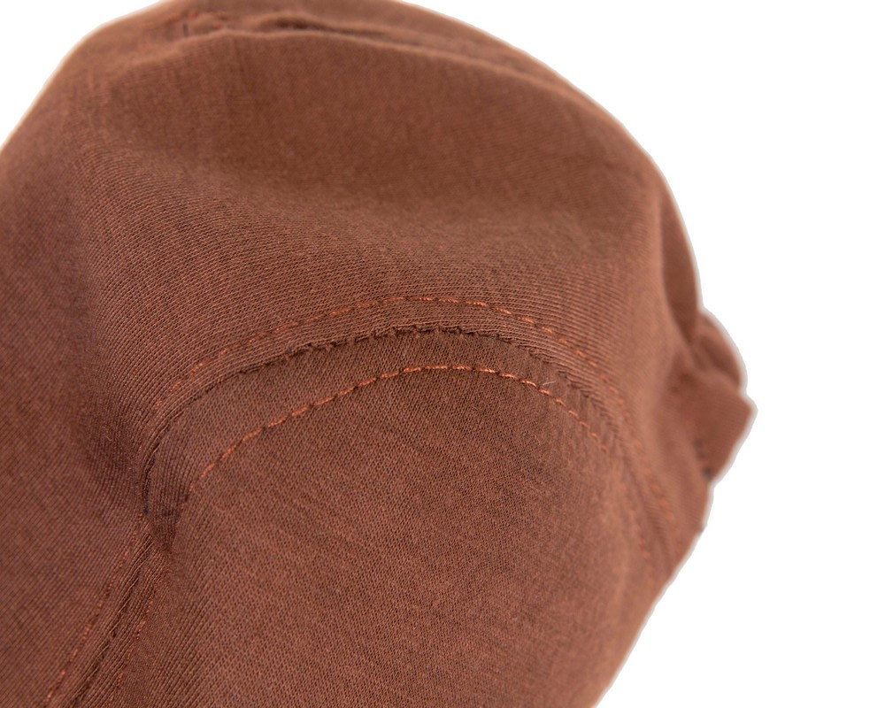 Soft brown flat cap by Max Alexander - Hats From OZ UK Soft brown flat cap by Max Alexander - Image 4