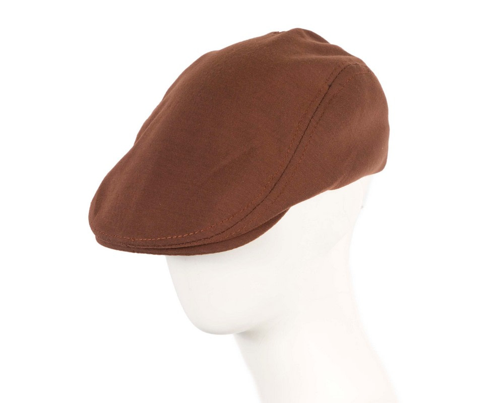 Soft brown flat cap by Max Alexander - Hats From OZ UK