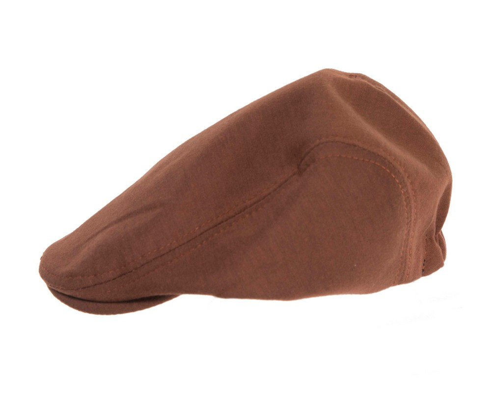 Soft brown flat cap by Max Alexander - Hats From OZ UK Soft brown flat cap by Max Alexander - Image 2