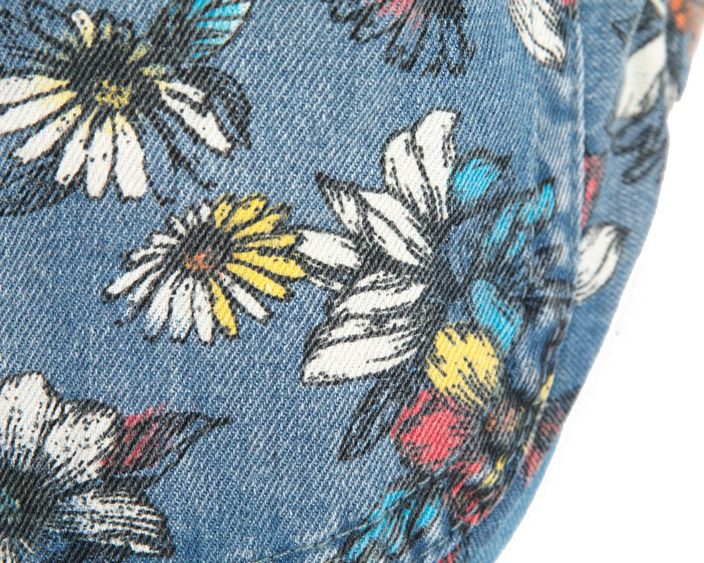 Classic denim flat cap with print by Max Alexander M148BL - Hats From OZ UK Classic denim flat cap with print by Max Alexander M148BL - Image 4