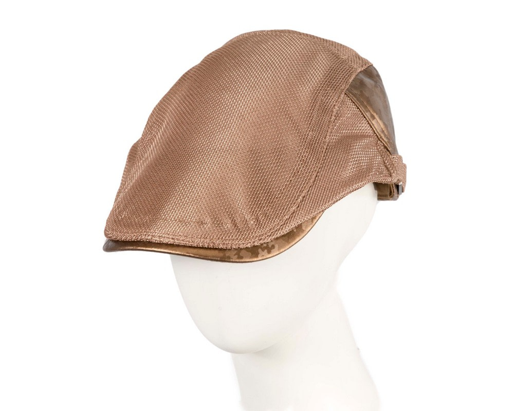 Mesh summer flat cap by Max Alexander M151BR - Hats From OZ UK