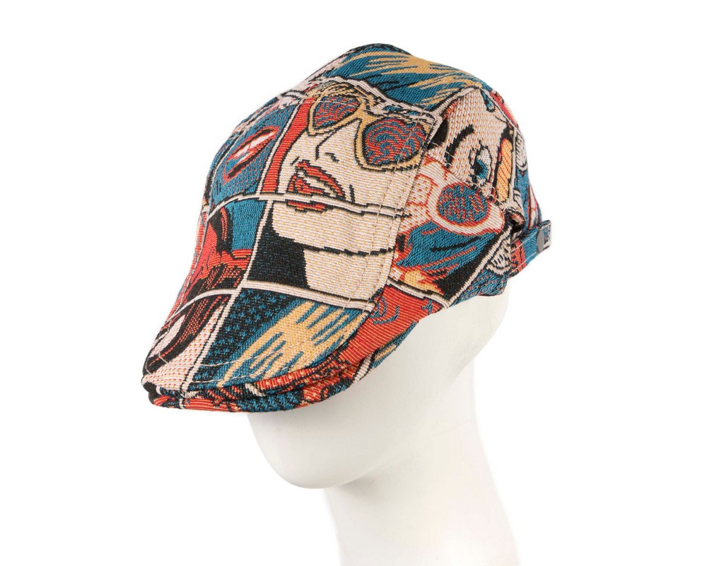 Art inspired flat cap by Max Alexander - Hats From OZ UK