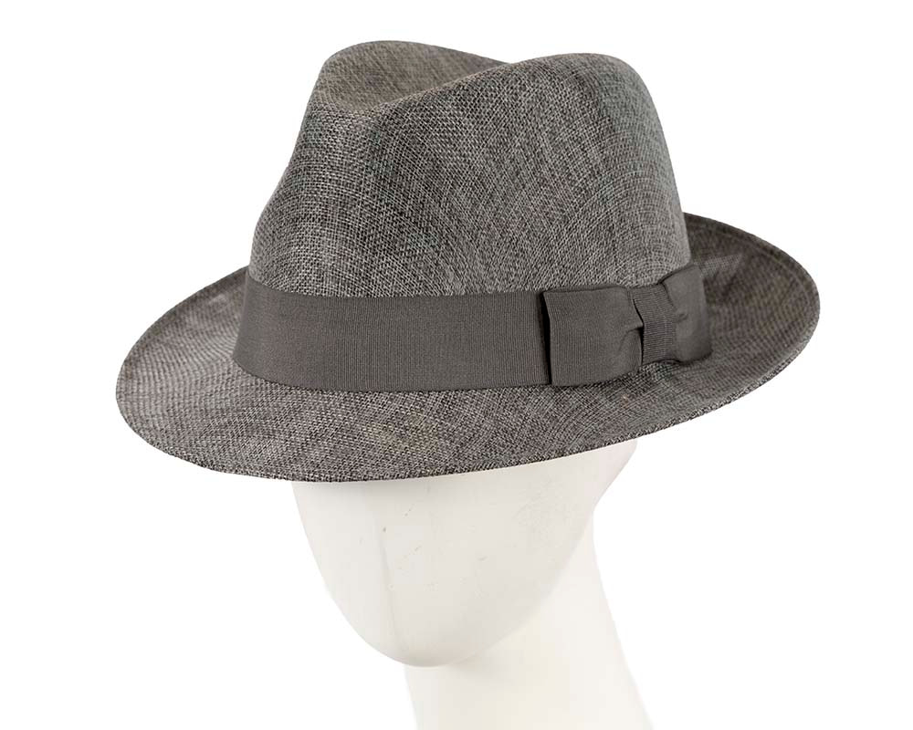 Grey mens summer fedora hat - Hats From OZ UK