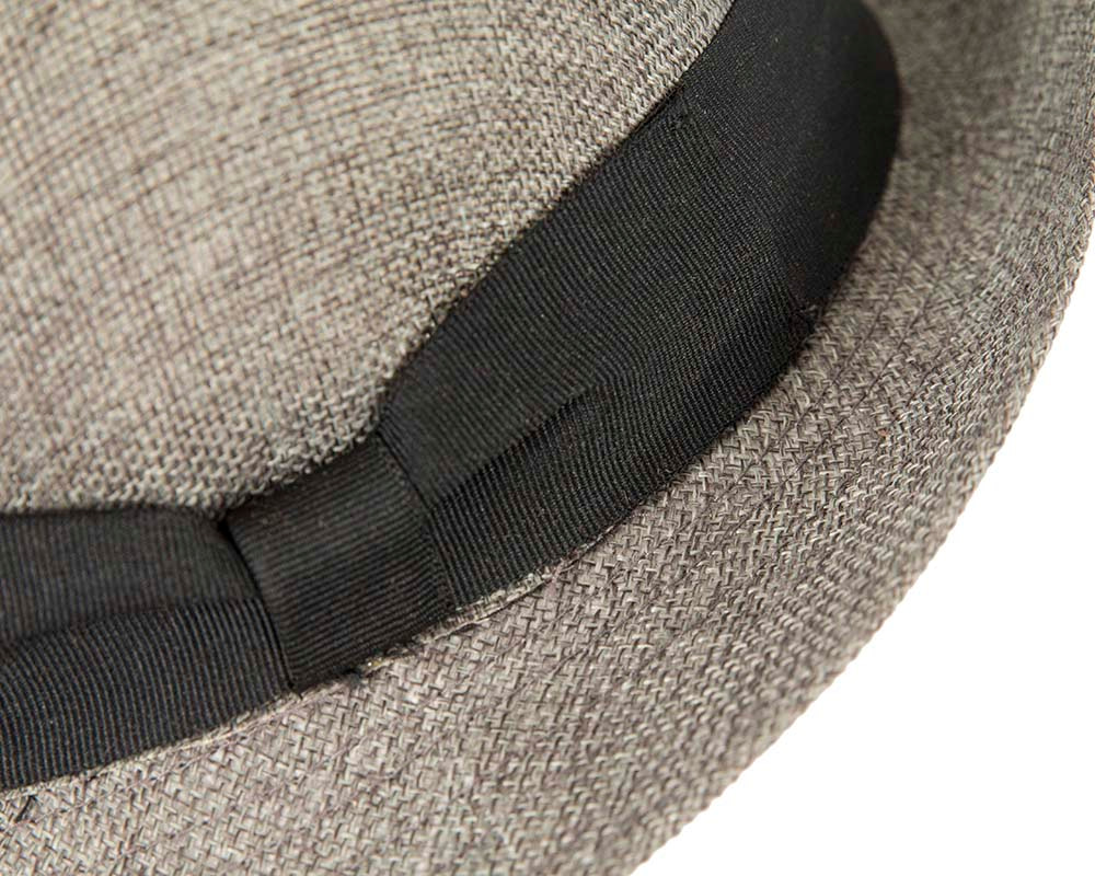 Grey Fedora Homburg Hat - Hats From OZ UK Grey Fedora Homburg Hat - Image 5