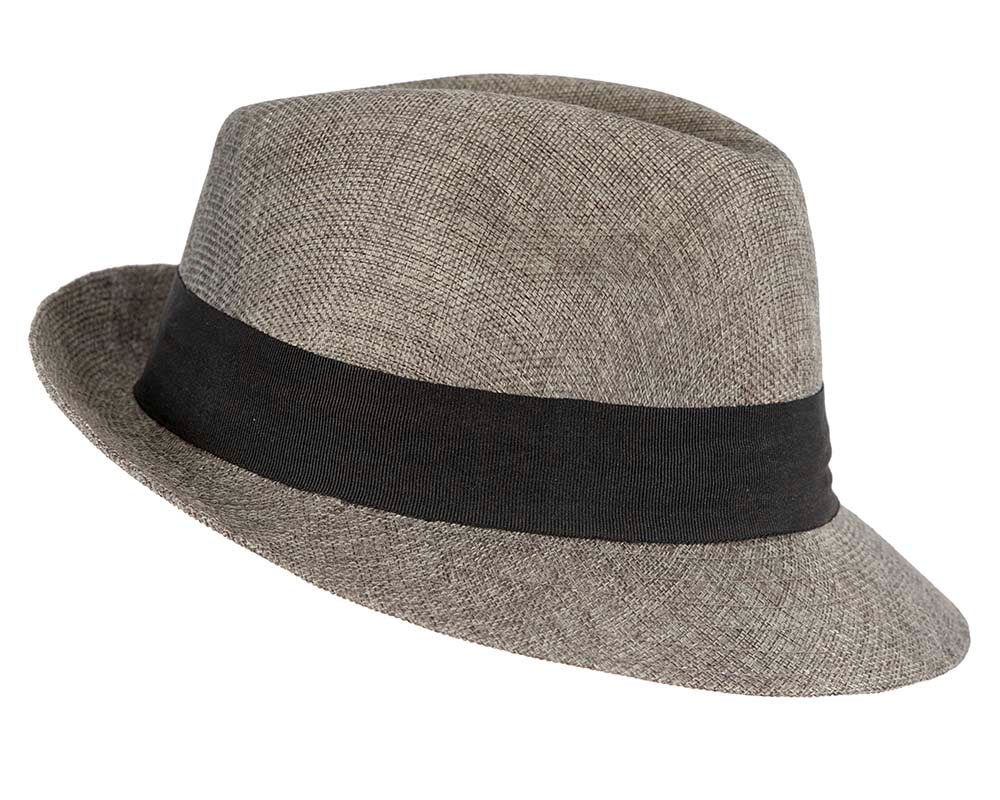 Grey Fedora Homburg Hat - Hats From OZ UK Grey Fedora Homburg Hat - Image 3