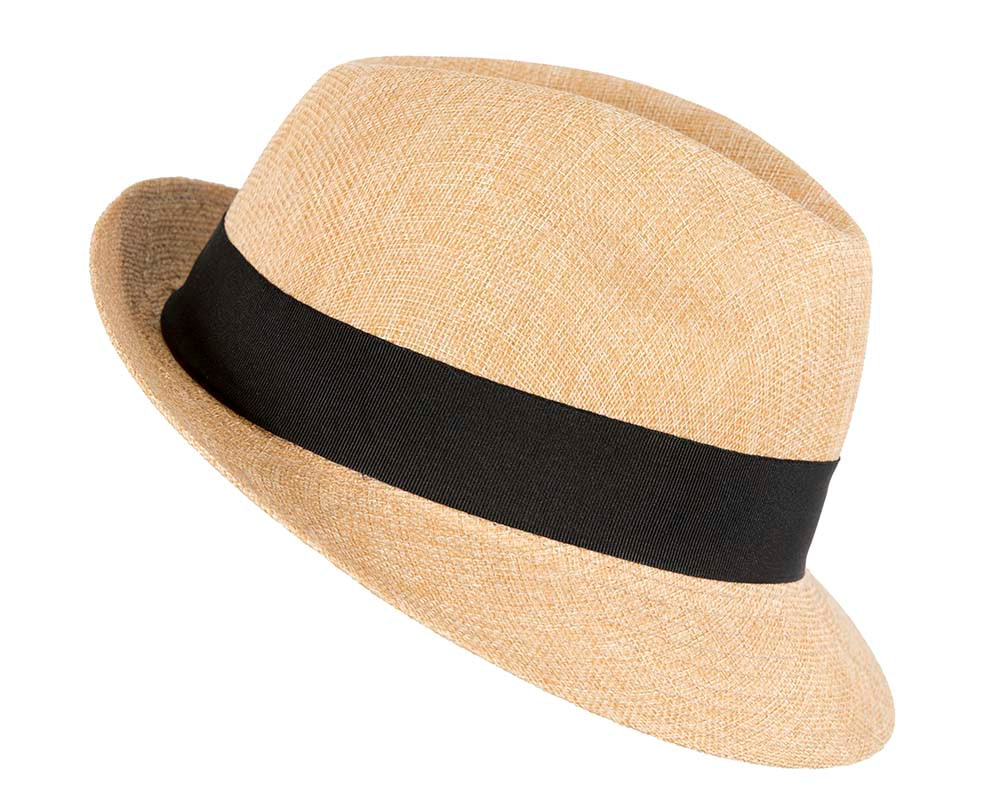 Nude Fedora Homburg Hat - Hats From OZ UK Nude Fedora Homburg Hat - Image 3