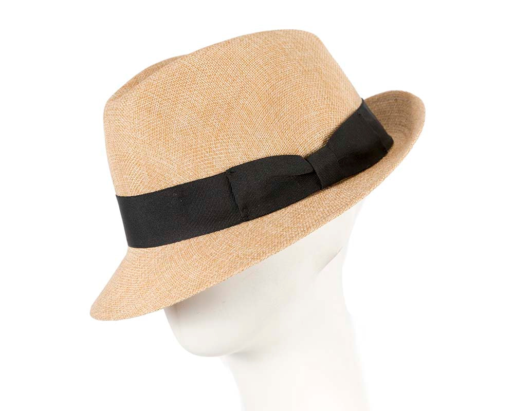 Nude Fedora Homburg Hat - Hats From OZ UK | M182NU Nude Fedora Homburg Hat - Hats From OZ UK