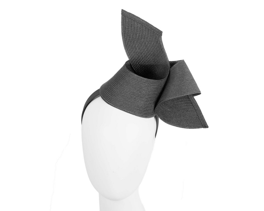 Modern black fascinator by Max Alexander - Hats From OZ UK