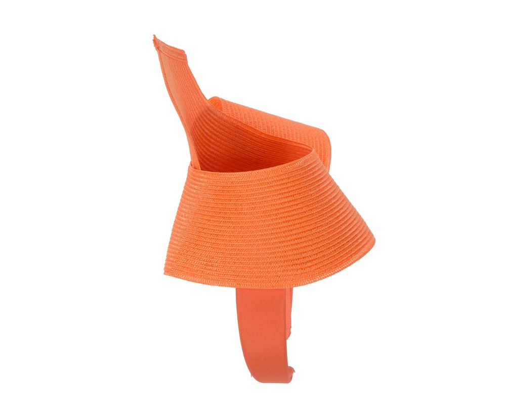 Modern orange fascinator by Max Alexander - Image 4
