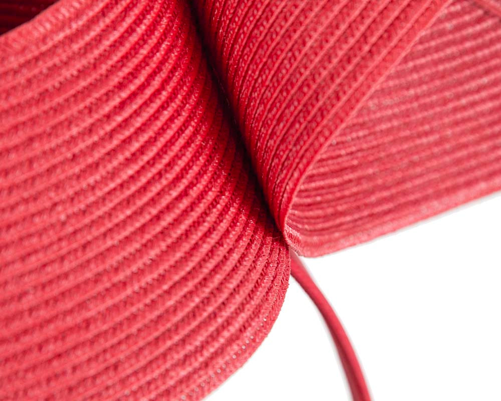 Modern red fascinator by Max Alexander - Hats From OZ UK Modern red fascinator by Max Alexander - Image 5