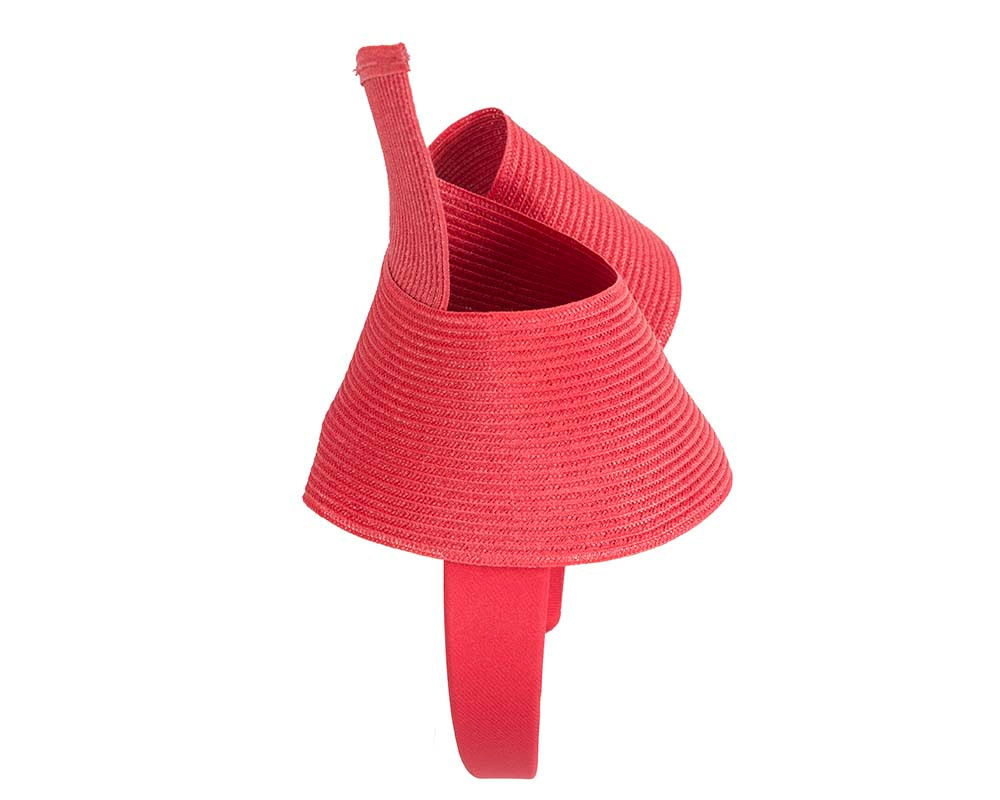 Modern red fascinator by Max Alexander - Hats From OZ UK Modern red fascinator by Max Alexander - Image 4