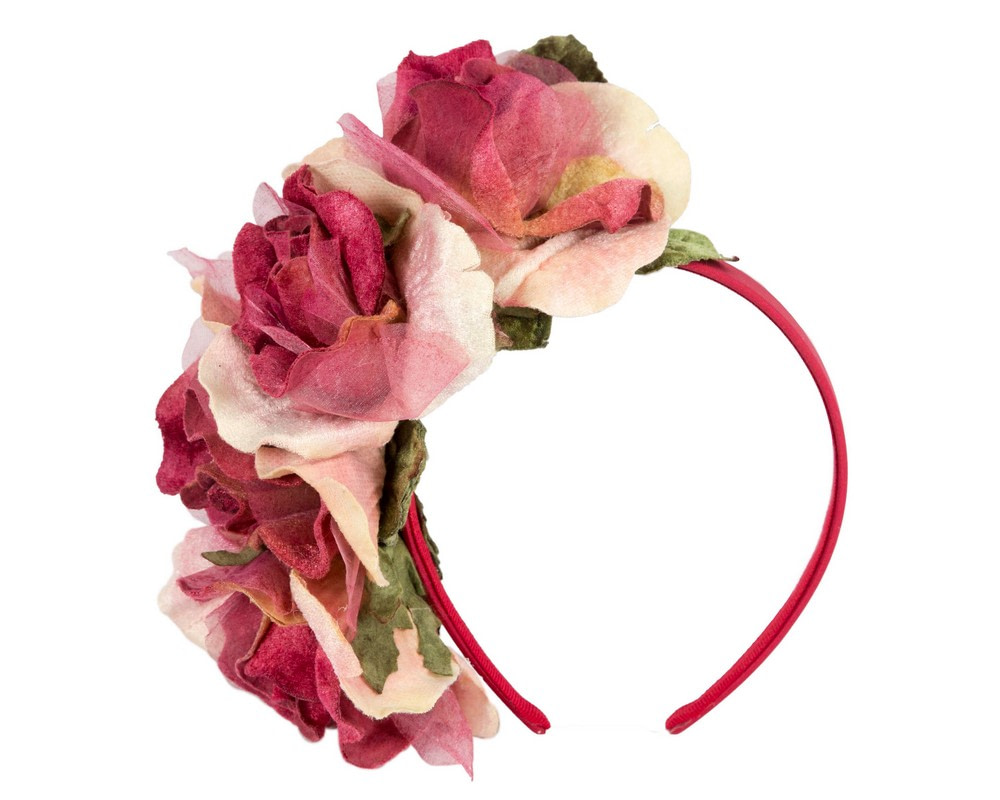 Flower headband fascinator by Max Alexander - Hats From OZ UK Flower headband fascinator by Max Alexander - Image 2