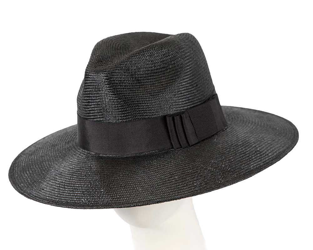 Wide brim ladies summer sisal fedora hat by Max Alexander - Hats From OZ UK