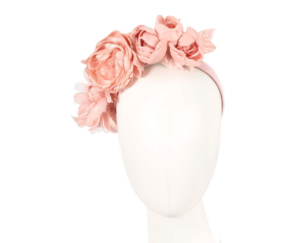 Blush flower headband by Max Alexander MA883 - Hats From OZ UK | MA883PI Blush flower headband by Max Alexander MA883 - Hats From OZ UK