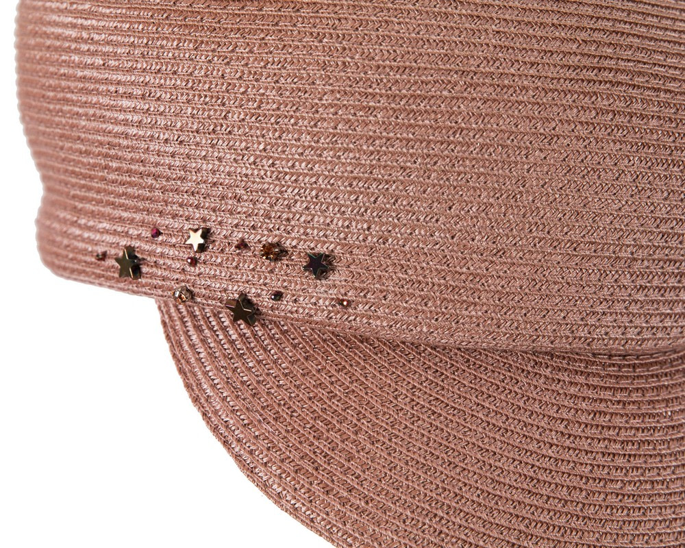 Modern taupe newsboy beret hat by Max Alexander - Hats From OZ UK Modern taupe newsboy beret hat by Max Alexander - Image 5