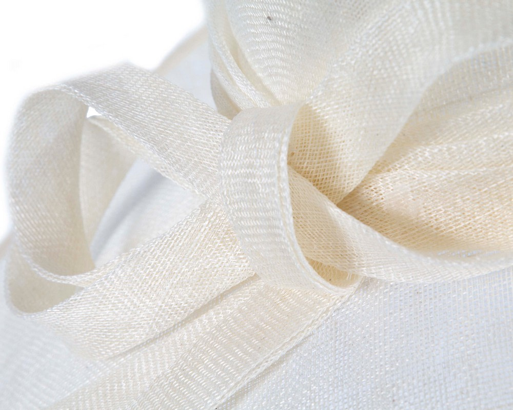 Wide brim cream ladies fashion sinamay hat - Hats From OZ UK Wide brim cream ladies fashion sinamay hat - Image 5