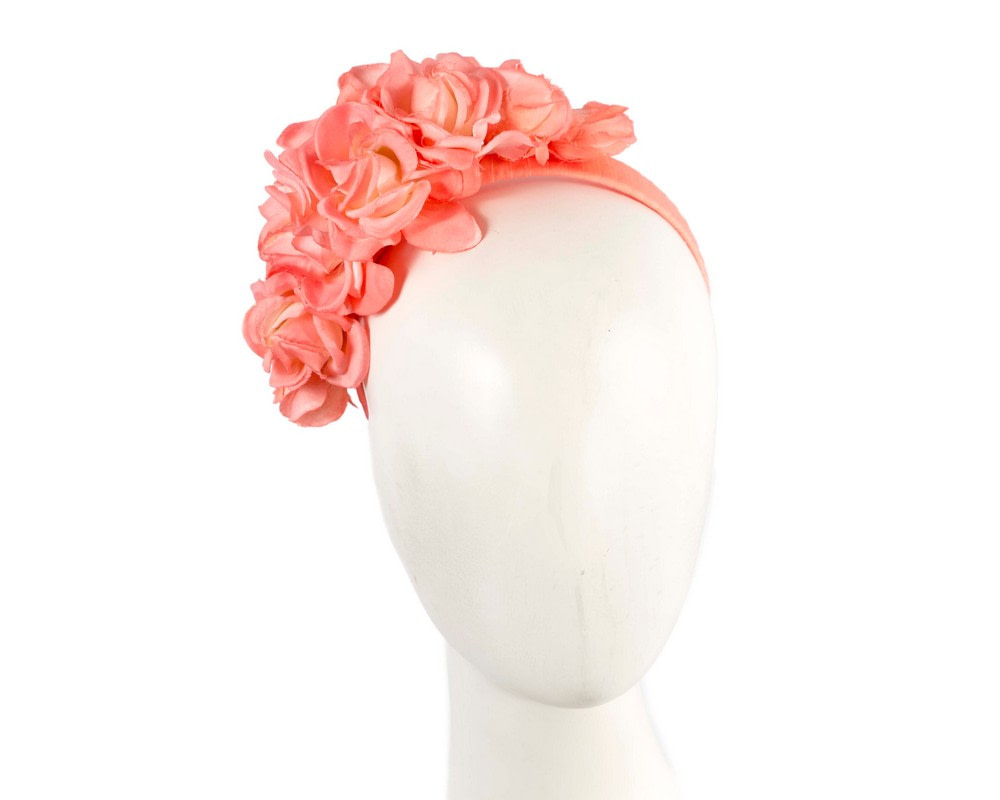Coral flower headband by Max Alexander - Hats From OZ UK Coral flower headband by Max Alexander