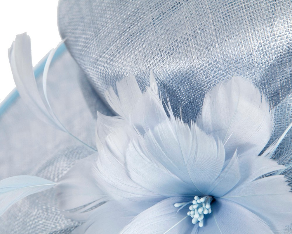 Wide brim blue ladies fashion hat by Max Alexander - Hats From OZ UK Wide brim blue ladies fashion hat by Max Alexander - Image 5