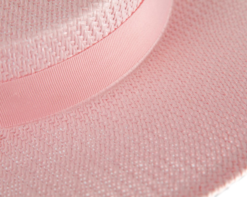 Pink boater hat by Max Alexander - Hats From OZ UK Pink boater hat by Max Alexander - Image 3