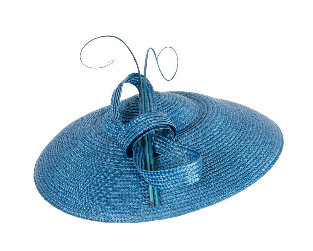 Royal Blue "saucer" fascinator hat by Max Alexander - Hats From OZ UK Royal Blue "saucer" fascinator hat by Max Alexander - Image 4